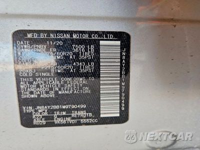 Zdjęcie 13 z 13 samochodu: 2021 NISSAN ARMADA SL VIN:JN8AY2BB1M9790499 - miniatura
