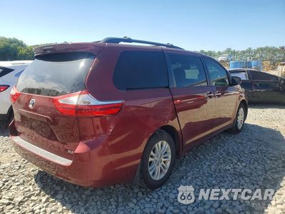Trzecie zdjęcie samochodu z tyłu: 2017 TOYOTA SIENNA XLE 8-PASSENGER VIN:5TDYZ3DC8HS831575 - miniatura