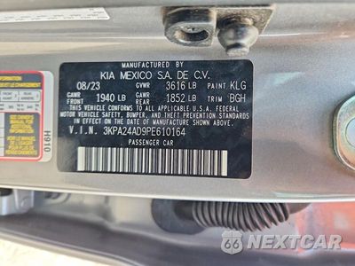 Zdjęcie 12 z 12 samochodu: 2023 KIA RIO S VIN:3KPA24AD9PE610164 - miniatura