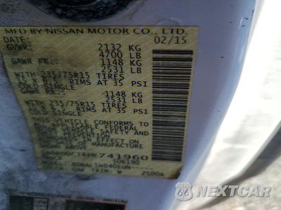 Zdjęcie 12 z 12 samochodu: 2015 NISSAN FRONTIER S VIN:1N6BD0CT4FN741960 - miniatura