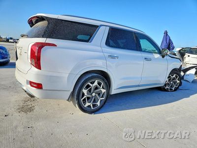 Trzecie zdjęcie samochodu z tyłu: 2021 HYUNDAI PALISADE CALLIGRAPHY VIN:KM8R7DHE7MU212415 - miniatura