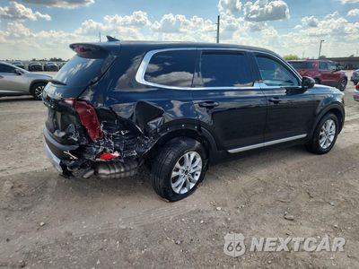 Trzecie zdjęcie samochodu z tyłu: 2022 KIA TELLURIDE LX VIN:5XYP24HC1NG260312 - miniatura