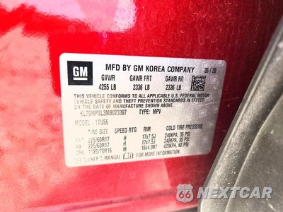 Zdjęcie 13 z 13 samochodu: 2021 CHEVROLET TRAILBLAZER LT VIN:KL79MPSL3MB023307 - miniatura