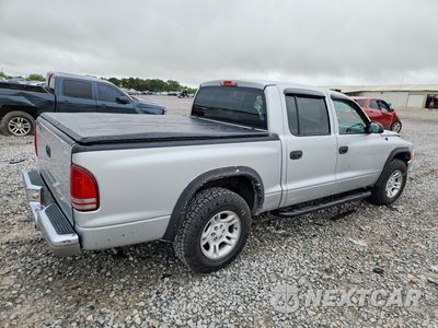 Trzecie zdjęcie samochodu z tyłu: 2004 DODGE DAKOTA QUAD SLT VIN:1D7HL48N24S720160 - miniatura