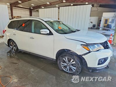 Czwarte zdjęcie samochodu z boku: 2018 NISSAN PATHFINDER SV VIN:5N1DR2MM5JC647022 - miniatura