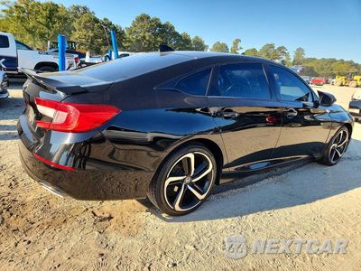 Trzecie zdjęcie samochodu z tyłu: 2020 HONDA ACCORD SPORT VIN:1HGCV1F38LA042762 - miniatura