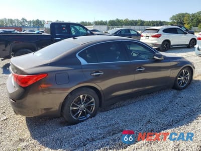 Trzecie zdjęcie samochodu z tyłu: 2017 INFINITI Q50 3.0T SIGNATURE EDITION VIN:JN1EV7AR5HM838979 - miniatura