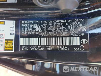 Zdjęcie 12 z 12 samochodu: 2022 TOYOTA PRIUS NIGHTSHADE VIN:JTDKAMFU5N3171369 - miniatura