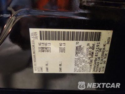 Zdjęcie 12 z 12 samochodu: 2010 NISSAN MAXIMA 3.5 S VIN:1N4AA5AP8AC815191 - miniatura