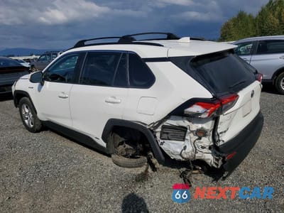 Drugie zdjęcie samochodu z przodu: 2020 TOYOTA RAV4 HYBRID XLE VIN:2T3RWRFV8LW072092 - miniatura