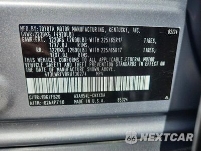 Zdjęcie 13 z 13 samochodu: 2024 TOYOTA RAV4 LE VIN:4T3LWRFV8RU136274 - miniatura