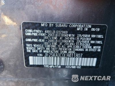 Zdjęcie 13 z 13 samochodu: 2020 SUBARU FORESTER LIMITED VIN:JF2SKAUC0LH411807 - miniatura