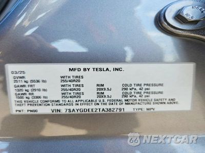 Zdjęcie 13 z 13 samochodu: 2026 TESLA MODEL Y VIN:7SAYGDEE2TA382791 - miniatura
