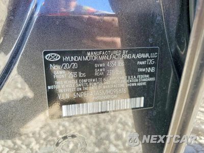 Zdjęcie 12 z 12 samochodu: 2021 HYUNDAI SONATA SEL VIN:5NPEF4JA5MH095876 - miniatura