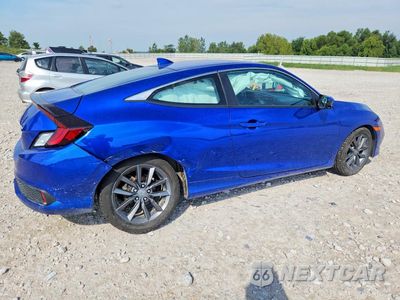 Trzecie zdjęcie samochodu z tyłu: 2019 HONDA CIVIC EX VIN:2HGFC3B33KH356999 - miniatura