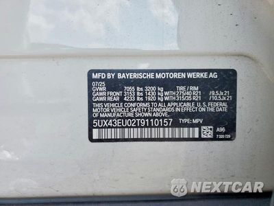Zdjęcie 14 z 14 samochodu: 2026 BMW X5 XDRIVE50E VIN:5UX43EU02T9110157 - miniatura