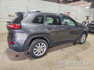 Trzecie zdjęcie samochodu z tyłu: 2016 JEEP CHEROKEE LIMITED VIN:1C4PJMDB3GW205897 - miniatura
