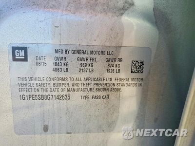 Zdjęcie 12 z 12 samochodu: 2016 CHEVROLET CRUZE LIMITED LT VIN:1G1PE5SB8G7142635 - miniatura