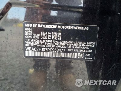 Zdjęcie 12 z 12 samochodu: 2024 BMW 540 XI VIN:WBA63FJ07RCS58477 - miniatura