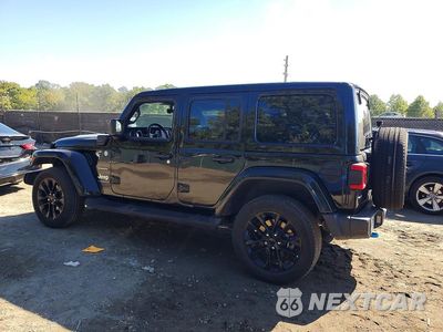 Drugie zdjęcie samochodu z przodu: 2023 JEEP WRANGLER SAHARA 4XE VIN:1C4JJXP62PW561733 - miniatura