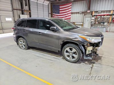 Czwarte zdjęcie samochodu z boku: 2015 TOYOTA HIGHLANDER LIMITED PLATINUM VIN:5TDDKRFH2FS139663 - miniatura
