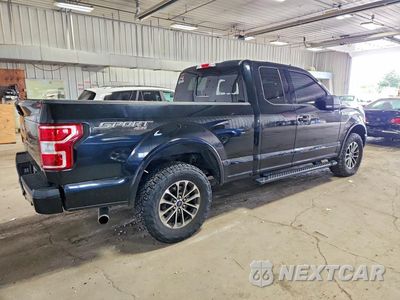 Trzecie zdjęcie samochodu z tyłu: 2018 FORD F150 SUPER CAB VIN:1FTFX1E5XJFB73250 - miniatura
