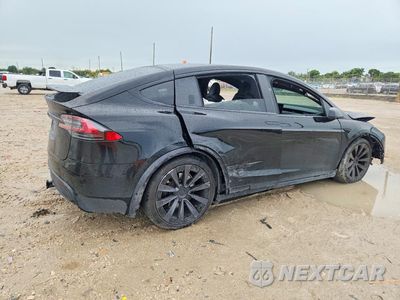 Trzecie zdjęcie samochodu z tyłu: 2022 TESLA MODEL X VIN:7SAXCBE55NF331478 - miniatura