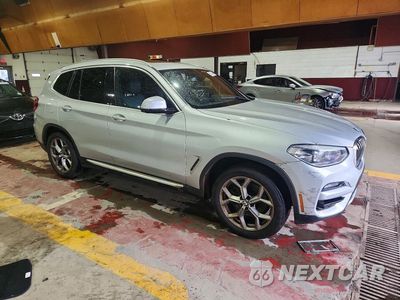 Czwarte zdjęcie samochodu z boku: 2020 BMW X3 XDRIVE30I VIN:5UXTY5C07LLT35739 - miniatura