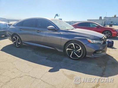Czwarte zdjęcie samochodu z boku: 2020 HONDA ACCORD SPORT VIN:1HGCV1F38LA066950 - miniatura