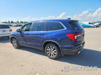 Drugie zdjęcie samochodu z przodu: 2020 HONDA PILOT EXL VIN:5FNYF5H55LB021026 - miniatura