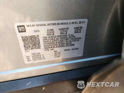 Zdjęcie 13 z 13 samochodu: 2025 CHEVROLET EQUINOX RS VIN:3GNAXLEG6SL311596 - miniatura