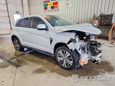 Czwarte zdjęcie samochodu z boku: 2024 MITSUBISHI OUTLANDER SPORT S/SE VIN:JA4ARUAU1RU001726 - miniatura