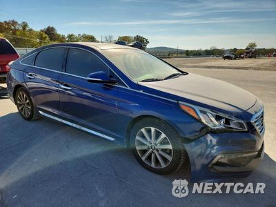 Czwarte zdjęcie samochodu z boku: 2016 HYUNDAI SONATA LIMITED VIN:5NPE34AF0GH284234 - miniatura