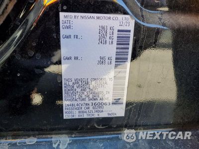 Zdjęcie 13 z 13 samochodu: 2024 NISSAN ALTIMA SR VIN:1N4BL4CV7RN360063 - miniatura