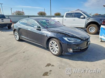 Czwarte zdjęcie samochodu z boku: 2017 TESLA MODEL S VIN:5YJSA1E25HF186122 - miniatura