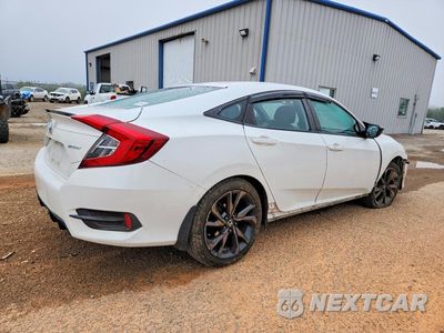 Trzecie zdjęcie samochodu z tyłu: 2019 HONDA CIVIC SPORT VIN:19XFC2E87KE000227 - miniatura