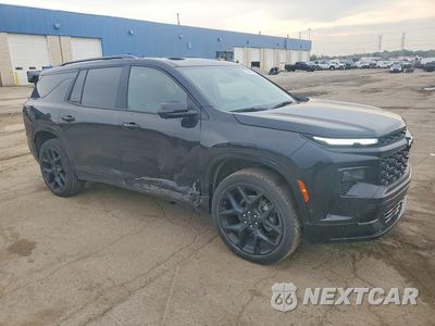 Czwarte zdjęcie samochodu z boku: 2025 CHEVROLET TRAVERSE RS VIN:1GNERLRS6SJ184284 - miniatura