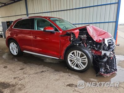 Czwarte zdjęcie samochodu z boku: 2018 AUDI Q5 PREMIUM PLUS VIN:WA1BNAFY1J2247363 - miniatura