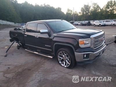 Czwarte zdjęcie samochodu z boku: 2014 GMC SIERRA K1500 SLT VIN:3GTU2VEC3EG503407 - miniatura