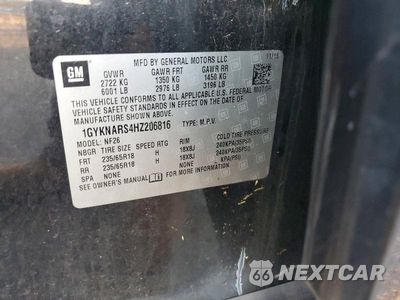 Zdjęcie 13 z 13 samochodu: 2017 CADILLAC XT5 VIN:1GYKNARS4HZ206816 - miniatura