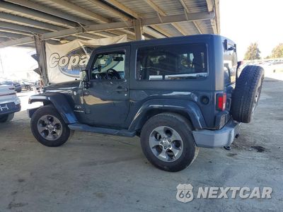 Drugie zdjęcie samochodu z przodu: 2017 JEEP WRANGLER SAHARA VIN:1C4AJWBG2HL507572 - miniatura