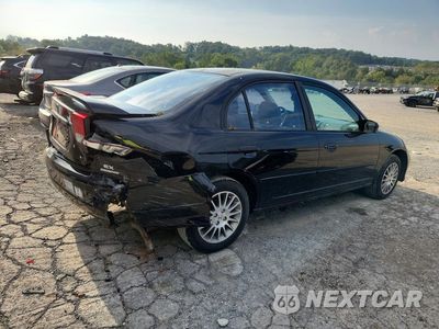 Trzecie zdjęcie samochodu z tyłu: 2005 HONDA CIVIC EX VIN:2HGES26785H612774 - miniatura