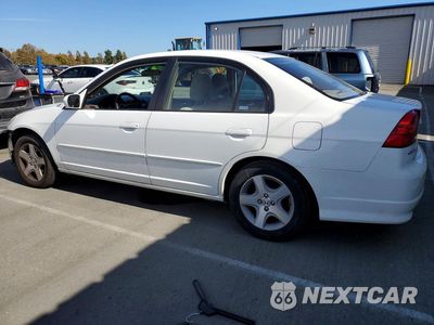 Drugie zdjęcie samochodu z przodu: 2005 HONDA CIVIC EX VIN:2HGES26785H536666 - miniatura