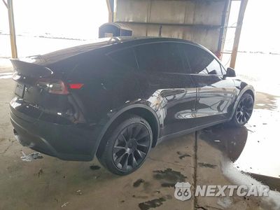 Trzecie zdjęcie samochodu z tyłu: 2021 TESLA MODEL Y VIN:5YJYGDEE1MF306416 - miniatura