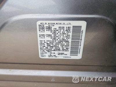 Zdjęcie 12 z 12 samochodu: 2010 NISSAN ROGUE S VIN:JN8AS5MV5AW135463 - miniatura
