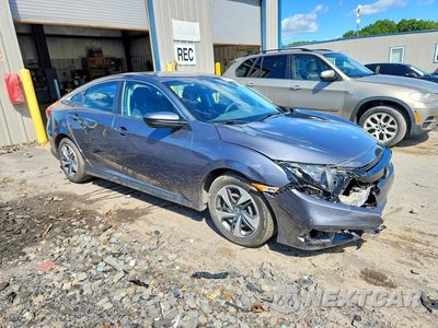 Czwarte zdjęcie samochodu z boku: 2019 HONDA CIVIC LX VIN:2HGFC2F62KH605694 - miniatura