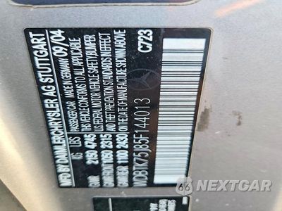 Zdjęcie 12 z 12 samochodu: 2005 MERCEDES-BENZ CLK 500 VIN:WDBTK75J85F144013 - miniatura
