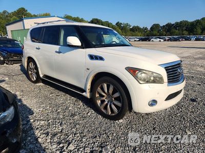 Czwarte zdjęcie samochodu z boku: 2014 INFINITI QX80 BASE VIN:JN8AZ2ND3E9751134 - miniatura
