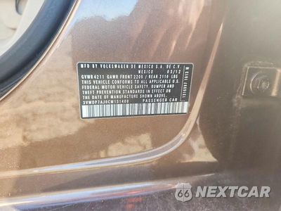Zdjęcie 12 z 12 samochodu: 2012 VOLKSWAGEN JETTA SE VIN:3VWDP7AJ0CM131408 - miniatura