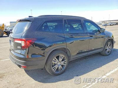 Trzecie zdjęcie samochodu z tyłu: 2022 HONDA PILOT SPORT VIN:5FNYF6H33NB090806 - miniatura